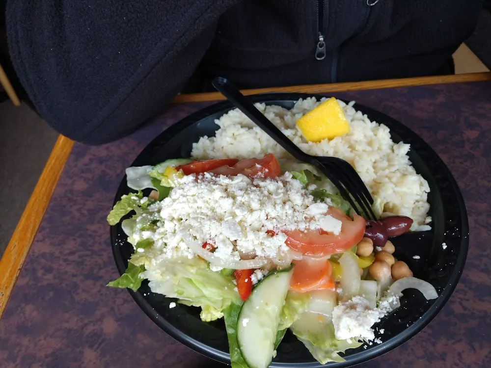 Greek Salad w Rice
