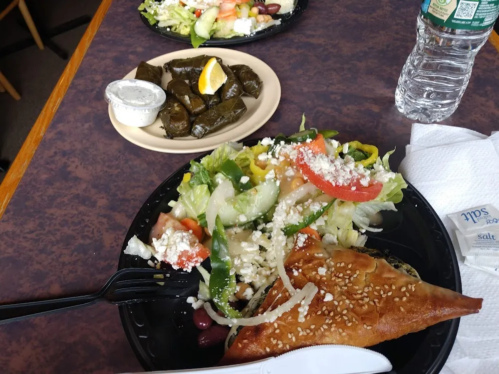 Spanakopita with Salad